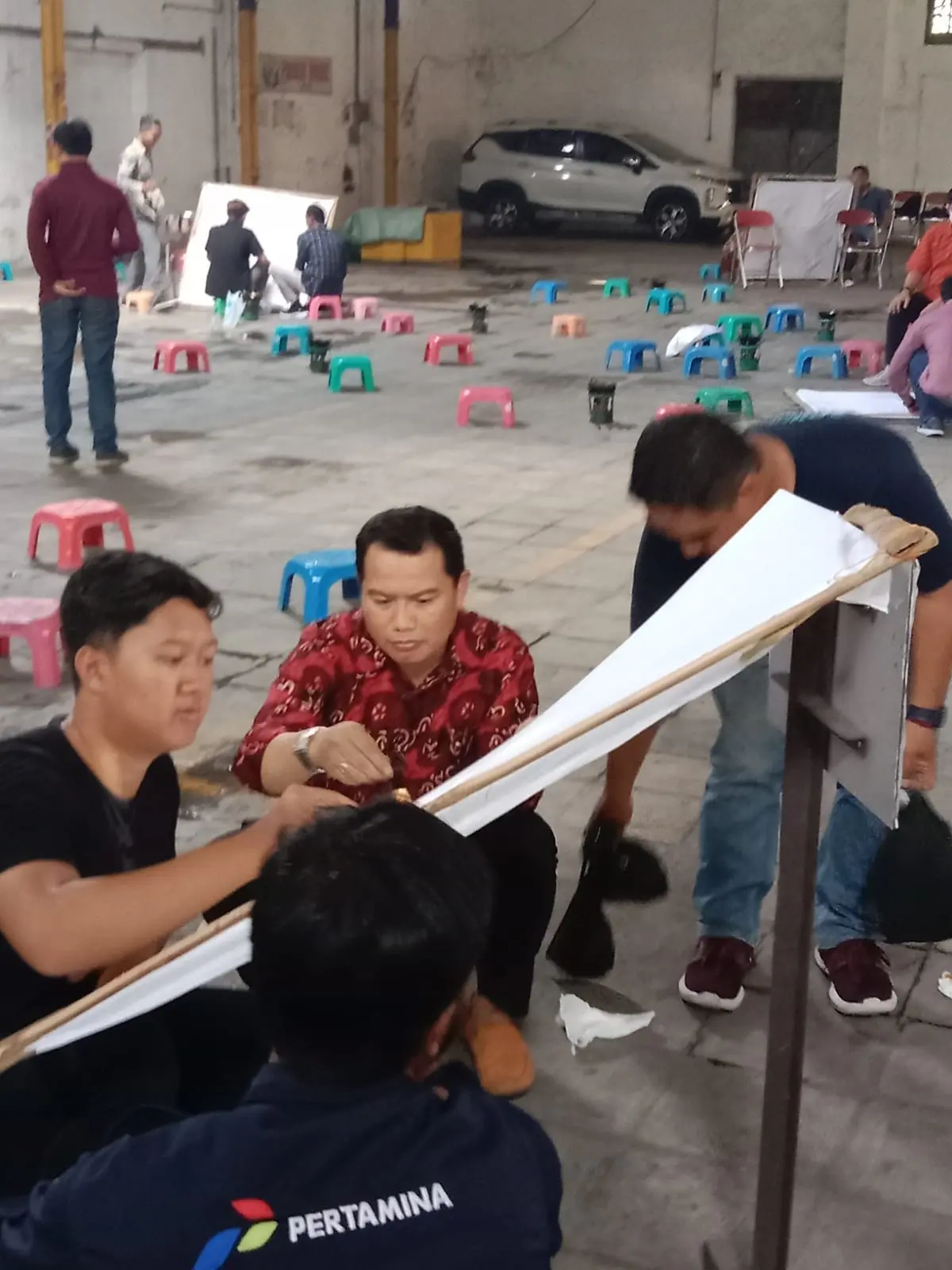 Pelatihan membatik mahasiswa UNIBA(25)